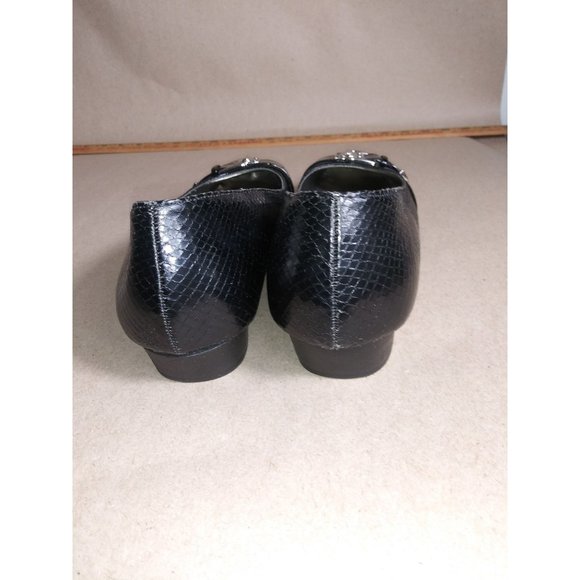 Bandolino Black Textured Flats Size 9.5 - Picture 4 of 7